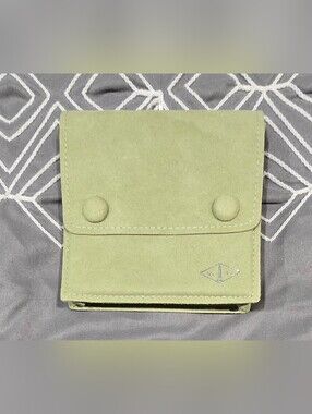 Van Cleef & Arpels Green Suede Jewelry Pouch